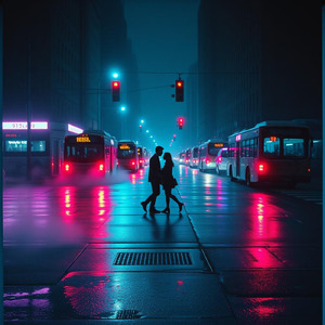 Midnight Crosswalk