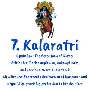 Kalaratri Devi Mantra (Navdurga 7th form)