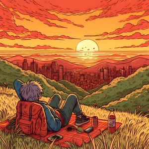 sunset uphill