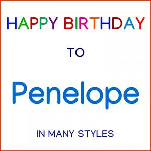 Happy Birthday To Penelope - Classical