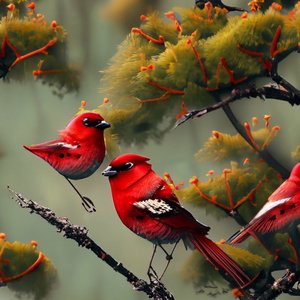 Birds in the Forest 5
