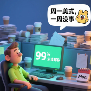 周一美式，一周没事
