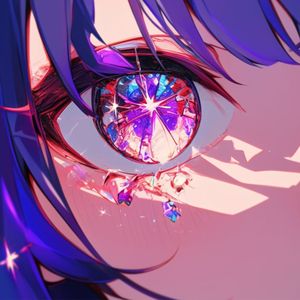 瞳の内側、燃える宝石