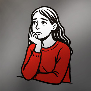 Девушка в Красной Кофте