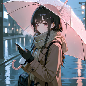 雨にキラキラにじむリズム