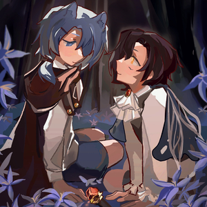 于晨辉与墓碑之间的