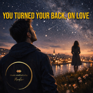 You turned your back, on love