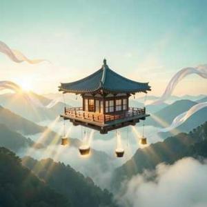 아늑한 사찰느낌