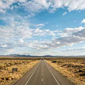 Open Road Endless Sky
