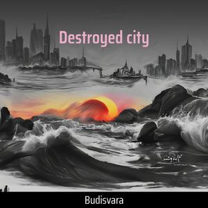 Destroyed city