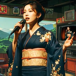 思い出横丁の雨上がり（After the Rain in Memory Lane）