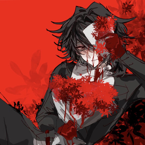 Red rose.