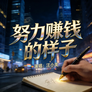 努力赚钱的样子