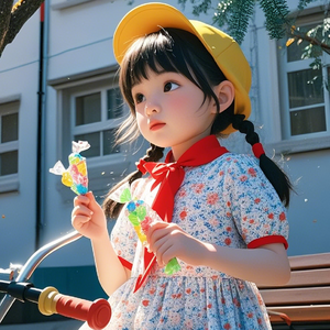 葡萄架下的小馋猫