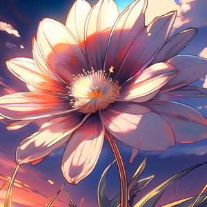 隅に咲く一輪の花