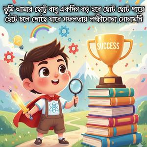 তুমি আমার ছোট্ট বাবু একদিন বড় হবে ছোট ছোট পায়ে হেঁটে চলে পোঁছে যাবে সফলতায় লক্ষীসোনা সোনামনি | Tumi Amar Chutto Babu Ekdin Boro Hobe Chuto Chuto Paye Hete Powche Jabe Sofolotai Lokkhisona Sonamoni
