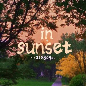 in sunset