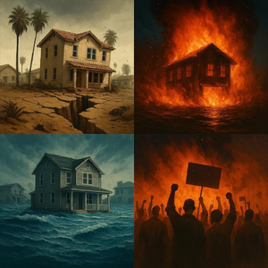 Earthquakes Fires Floods and Riots