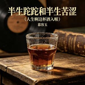 半生蹉跎和半生苦涩（人生啊这杯酒入喉）