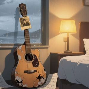 酒店破吉他