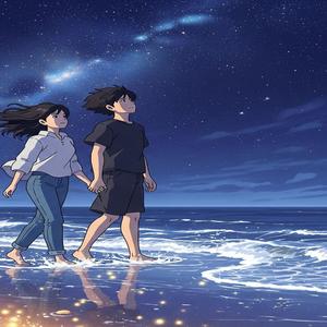 星降る浜辺の夢