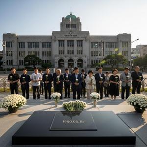 도청앞 금남로 기억