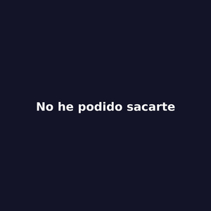 No he podido sacarte
