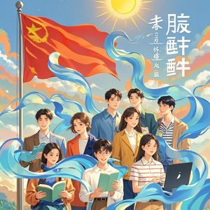 红旗与春风-谭指生辉