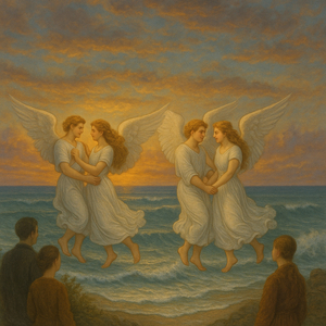 Танцуют пары на воде