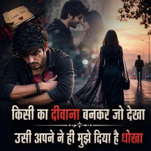 किसी का दीवाना बन कर जो देखा उसी अपने ने ही मुझे दिया है धोखा