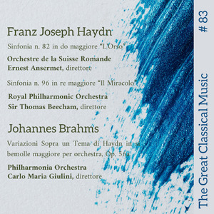 Variazioni Sopra un Tema di Haydn in Si Bemolle Maggiore per Orchestra, Op.56a : Tema. Andante