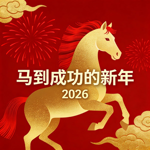 马到成功的新年 伴奏