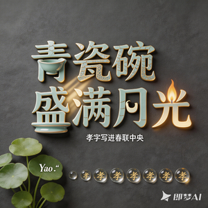 青瓷碗盛满月光