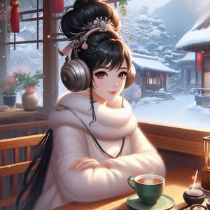 囲炉裏を囲んで家族団欒