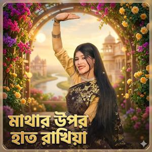 মাথার উপর হাত রাখিয়া