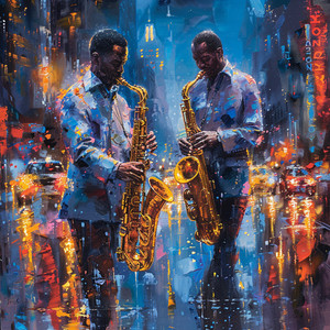 Escena Urbana De Elegancia Jazz