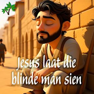 Jesus laat die blinde man sien