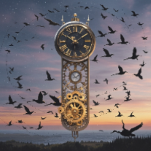 时针与候鸟的垂直告别