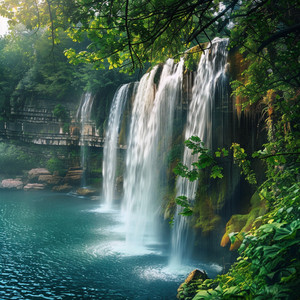 Relajándose Junto Al Arroyo Murmurante