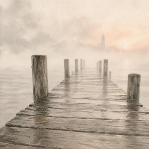 Lighthouse in the Fog