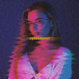 eyes closed (slowed)