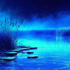 官亭夕坐戏简颜十少府