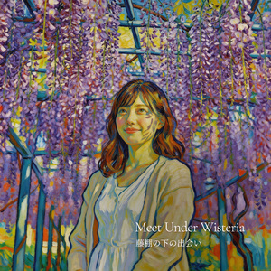 藤棚の下の出会い