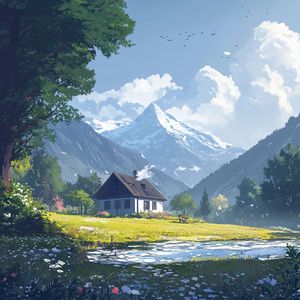 Rain On Ancient Stones