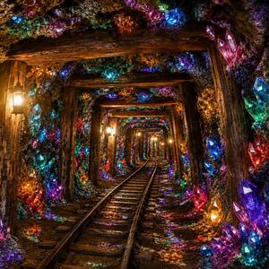 宝坑道（Treasure Mine Tunnel Japanese Cave Stage BGM)