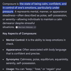 Composure