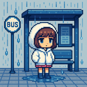 In the rain