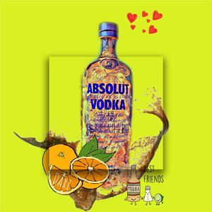 盐橘焦糖伏特加*