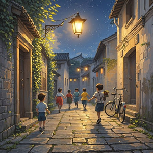 巷口的灯火_莲花白