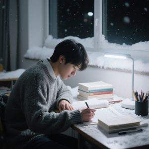 雪の日のエール